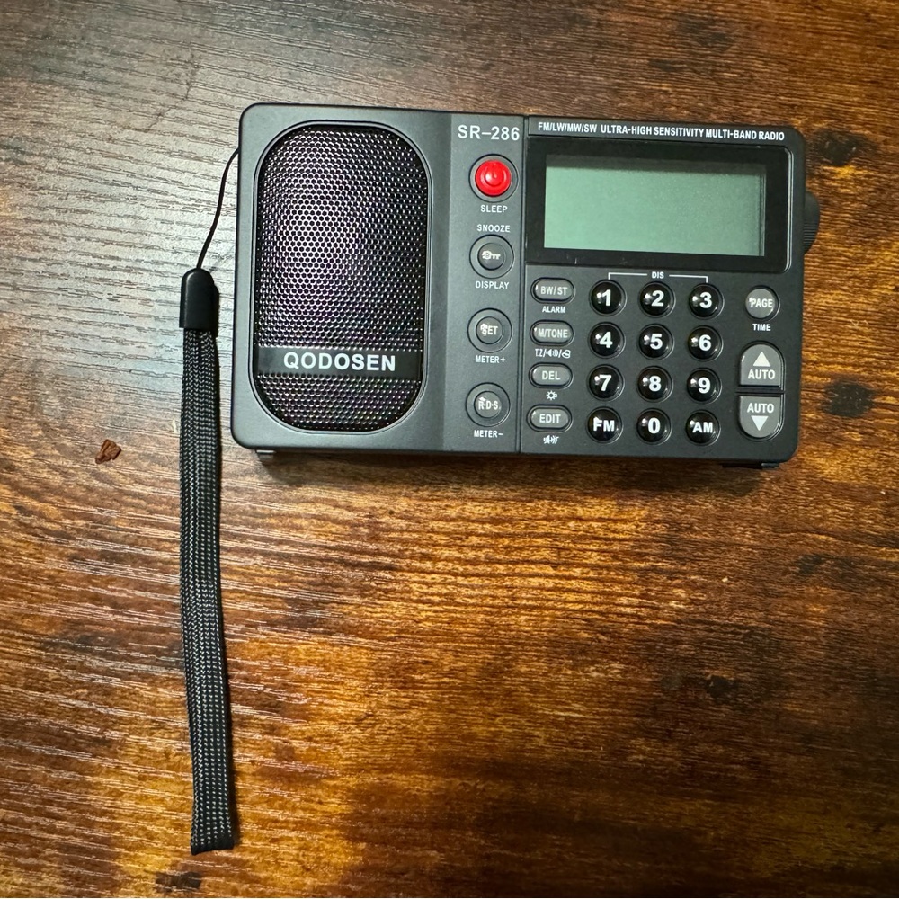 QODOSEN SR-286 Radio Multi-band Shortwave Radio Receiver Brand New
